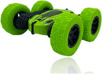 Трюковая машинка - перевертыш Market toys lab на радиоуправлении Stunt Car, зеленый (Stunt-Green)