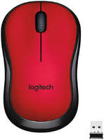 Беспроводная мышь Logitech M220 Silent красный (910-004897 / 910-004880) (910-004897/910-004880)