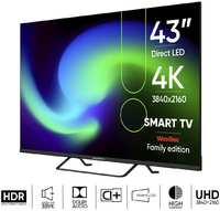 Телевизор Topdevice TDTV43BS05U_BK, 43″(109 см), UHD 4K