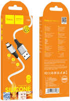 Data кабель USB Hoco X86 micro usb, 2,4A, 1 метр, белый
