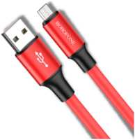 Кабель Micro USB Borofone BX82, 2.4A, 1.0м, Red (48128)