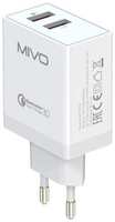 Сетевое зарядное устройство Mivo MP-321Q 2xUSB 2.4 А белый (4601908263212)