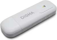 Модем 3G / 4G Digma Dongle Wi-Fi DW1960 USB Wi-Fi Firewall +Router внешний белый (DW1960WH)