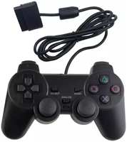 Геймпад проводной NoBrand для PS2, черный PS2-wired (PS2-wired/black)