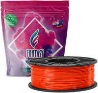 Пластик в катушке светящийся Funtasy PLA LUMI, 1.75 мм, 1 кг, красный