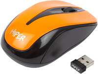 Беспроводная мышь Hiper HOMW-064 оранжевый, черный