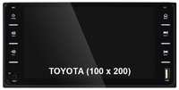 Автомагнитола Car Audio Russia для Toyota 10x20 (сенсор, Bluetooth, USB, AUX, Mirror Link) 2DIN