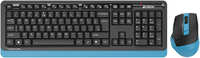 Комплект клавиатура и мышь A4Tech FG1035 (FG1035 NAVY BLUE)
