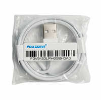 Кабель Lightning-USB Foxconn 1 м белый (4)