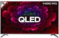 Телевизор Hiberg QLED 75Y, 75″(190 см), UHD 4K