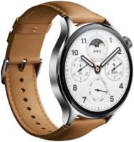 Смарт-часы Xiaomi Watch S1 Pro GL серебристый / коричневый (X41808)