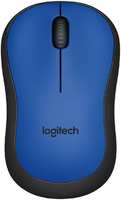 Беспроводная мышь Logitech M220 Silent синий, черный (910-004896)