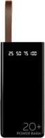 Внешний аккумулятор More Choice PB60-20 20000 мА / ч для мобильных устройств, черный (PB60-20 Black)