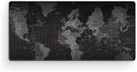 Коврик для мыши Luxalto Protect 15302 Карта Мира