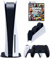 Игровая приставка Sony PlayStation 5 (3-ревизия)+2-й геймпад +зарядное+Grand Theft CFI-1200A