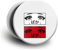 Case Place Попсокет белый с рисунком ″Красные глаза манга″ POP01-110-4 (POP011109V101278)