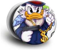 Case Place Попсокет с рисунком ″Scrooge McDuck with a Chain″ POP01-110-6