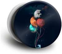 Case Place Попсокет белый с рисунком ″Космонавт с шариками″ POP01-110-4 (POP011109R10244)