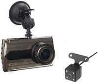 Видеорегистратор NoBrand 2 камеры, HD 1080P, IPS 4.0 WDR, обзор 170 (4736409)