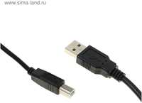 Аксессуар Luazon USB A - USB B 1.5m Black 1612752