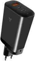 Сетевое зарядное устройство AccesStyle Cosmic GaN 65W2CA Travel Type-C - USB-A Black