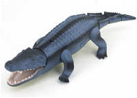 RUI CHENG Радиоуправляемый серый крокодил со световым эффектами RuiCheng - 9985-G (RUI-9985-G)