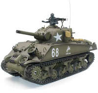 Радиоуправляемый танк Heng Long M4A3 Sherman V7.0 масштаб 1:16 RTR 2.4GHz - 3898-1 V7.0 (HL-3898-1-V7)
