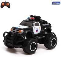 Автоград Джип радиоуправляемый «Полиция», работает от батареек, цвет чёрный Радиоуправляемая игрушка (Р00000630)