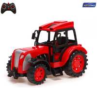 Автоград Трактор радиоуправляемый «Фермер», работает от аккумулятора, цвет красный Радиоуправляемая игрушка (Р00000630)