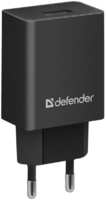 Сетевое зарядное устройство Defender EPA-10, 1 USB, 2.1 А, чёрное (Р00000523)