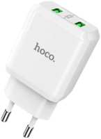Сетевое зарядное устройство Hoco N6, 18 Вт, 2 USB QC3.0 - 3 А