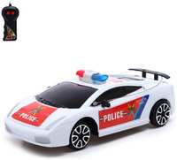 Машина радиоуправляемая «Полицейский патруль», работает от батареек, цвет бело-красный (7608377)