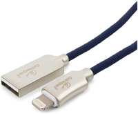 Кабель Cablexpert USB 2.0 - Lightning MFI, М/М, 1.8 м, синий (CC-P-APUSB02Bl-1.8M)