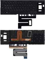 OEM Клавиатура для ноутбука Asus ROG GX501VS GX501VSK черная c подсветкой маленький энтер (074168)
