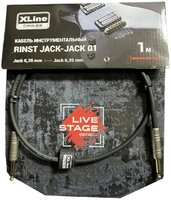 Кабель аудио 1xJack - 1xJack Xline Cables RINST JACK-JACK 01