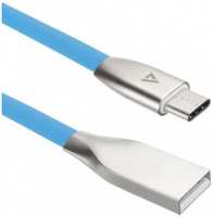 Кабель USB ACD-Infinity Type-C USB-A TPE, 1.2 м, синий, ACD-U922-C2L