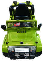 Машинка на аккум. р / у для детей со свет / звук эффектами, цвет: зеленый, арт. 245 (200501088)