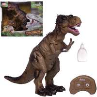 Junfa toys Динозавр Junfa на р / у Тиранозавр Рекс, зеленый, пускает пар, звук / свет WS5332 / зеленый (WS5332/зеленый)