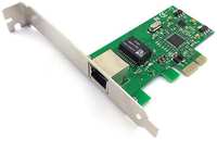 Сетевая карта GSMIN DP18 Ethernet адаптер PCI-E 10 / 100 / 1000 Мбит / с (Серебристый)