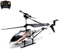 JING LING Вертолет радиоуправляемый Victor, заряд от USB, свет, элементы из металла, цвет серый (7817335)