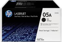 Картридж для лазерного принтера HP 05A (CE505D) черный, оригинал
