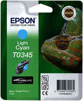 Картридж для струйного принтера Epson C13T03454010, голубой, оригинал