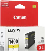 Картридж для струйного принтера Canon PGI-1400XL Y желтый, оригинал