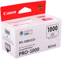 Картридж для струйного принтера Canon PFI-1000 CO прозрачный, оригинал