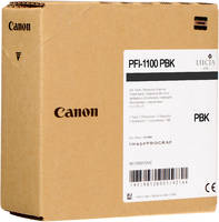 Картридж для струйного принтера Canon PFI-1100 черный, оригинал PFI-1100 PВК