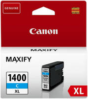 Картридж для струйного принтера Canon PGI-1400XL C голубой, оригинал