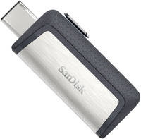 Флешка SanDisk Ultra Dual 128ГБ Grey (SDDDC2-128G-G46)