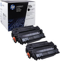 Картридж для лазерного принтера HP 55X (CE255XD) черный, оригинал