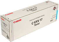 Картридж для лазерного принтера Canon C-EXV17C (0261B002) голубой, оригинал
