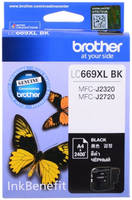 Картридж для струйного принтера Brother LC-669XL-BK, оригинал LC-669XLBK